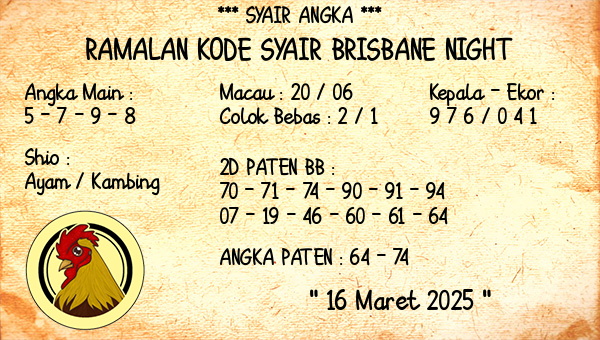 Prediksi Brisbane Night