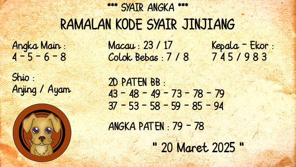 Prediksi Jinjiang