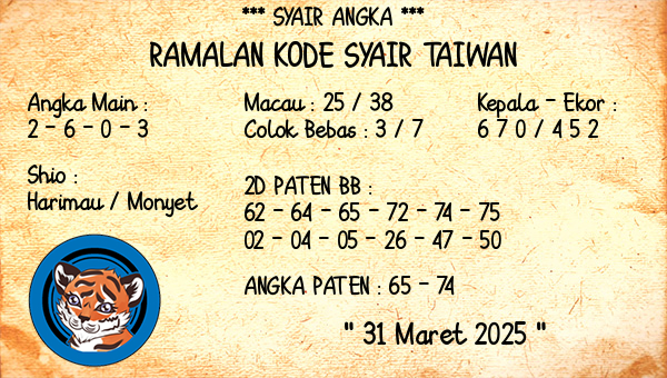 Prediksi Taiwan