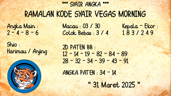 Prediksi Vegas Morning